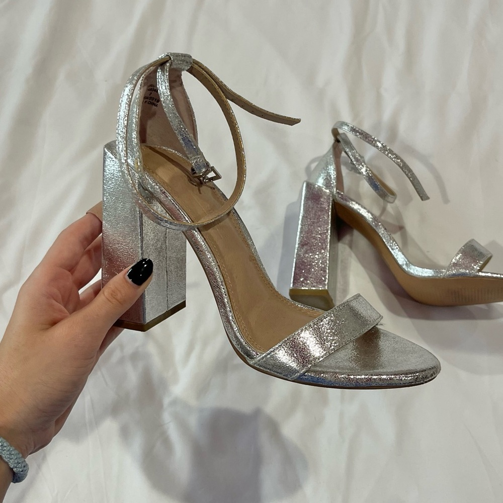 ASOS Silver Heels